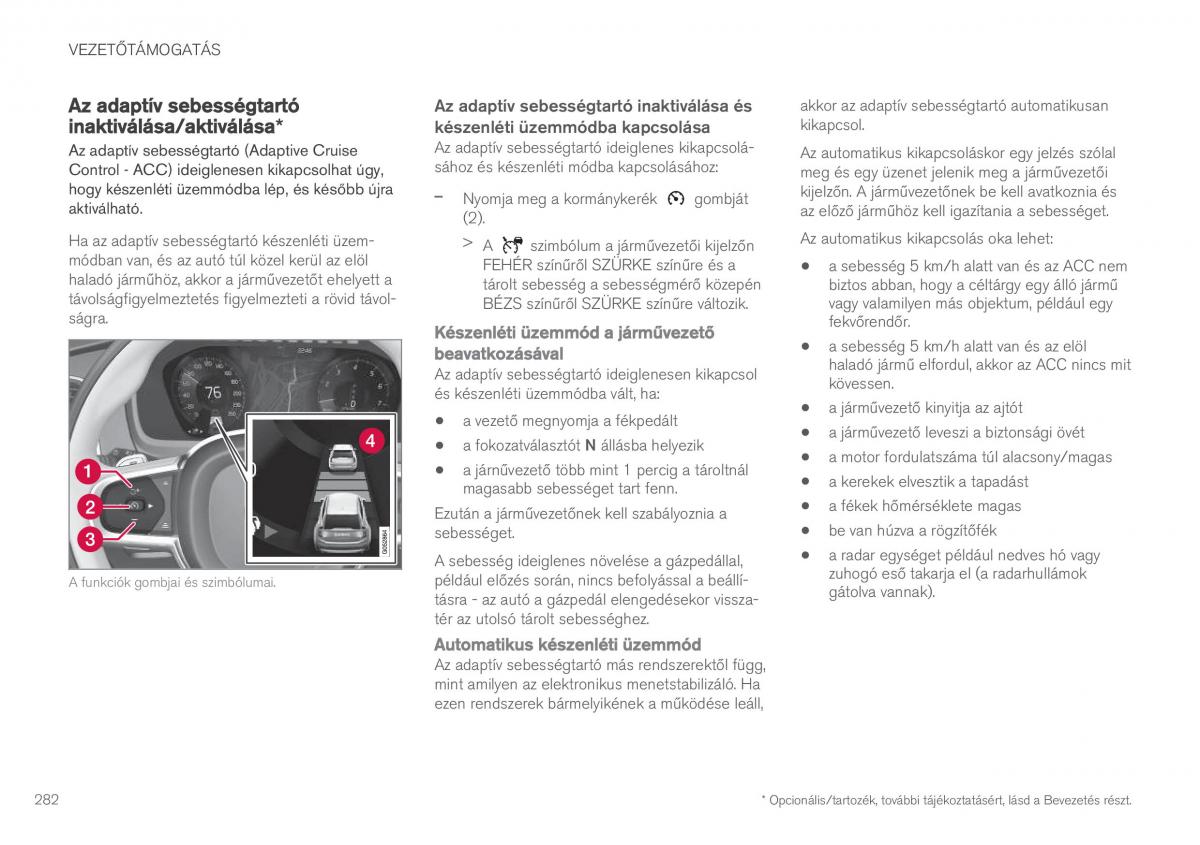 Volvo XC90 II 2 Kezelesi utmutato / page 284