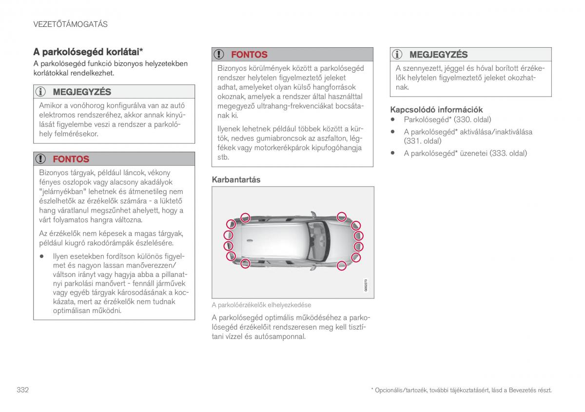 Volvo XC90 II 2 Kezelesi utmutato / page 334