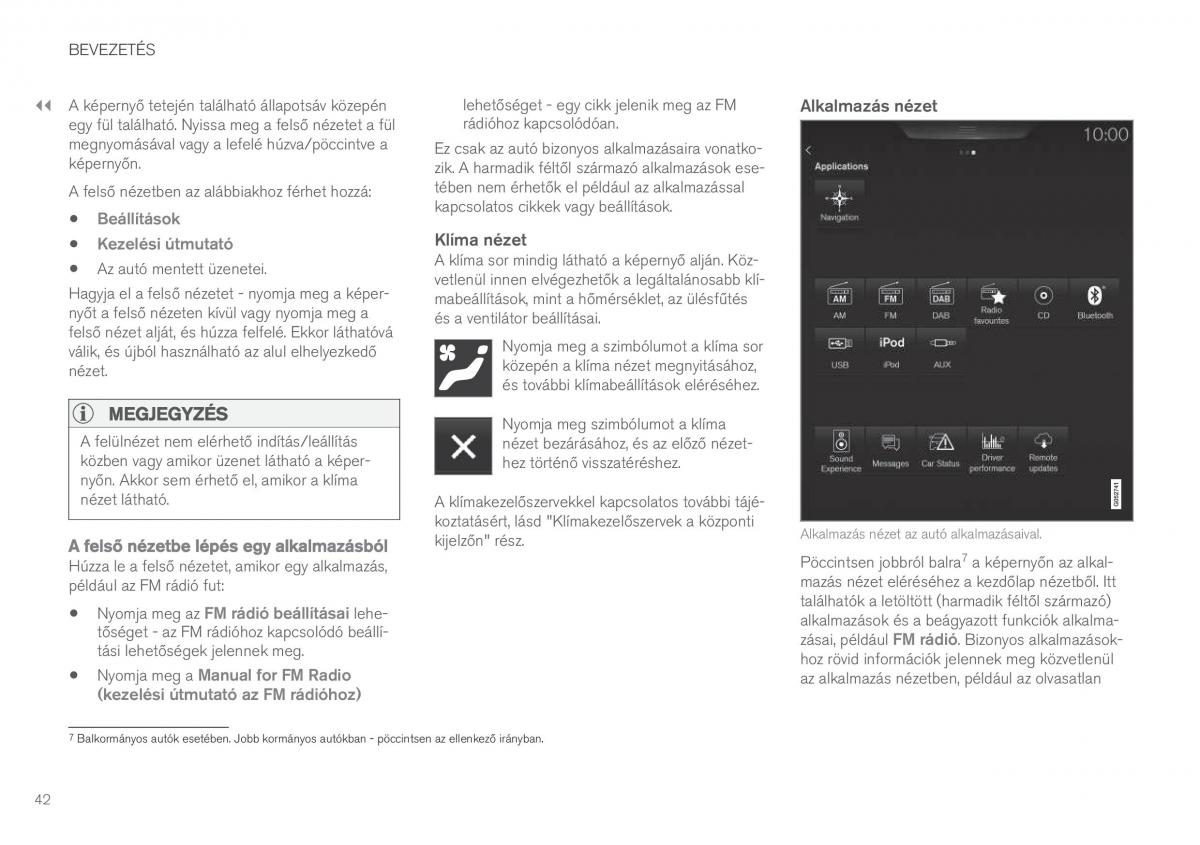 Volvo XC90 II 2 Kezelesi utmutato / page 44