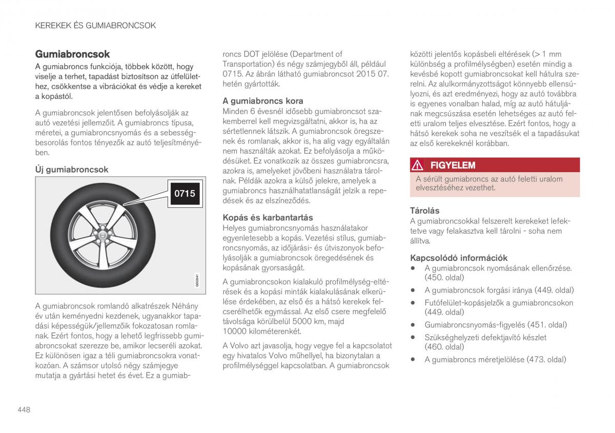 Volvo XC90 II 2 Kezelesi utmutato / page 450