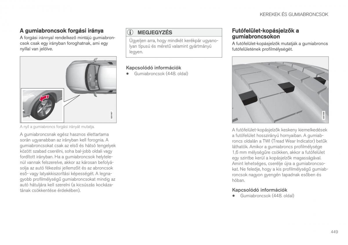 Volvo XC90 II 2 Kezelesi utmutato / page 451