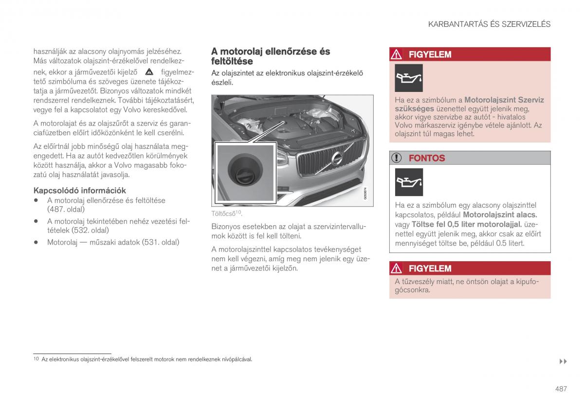 Volvo XC90 II 2 Kezelesi utmutato / page 489