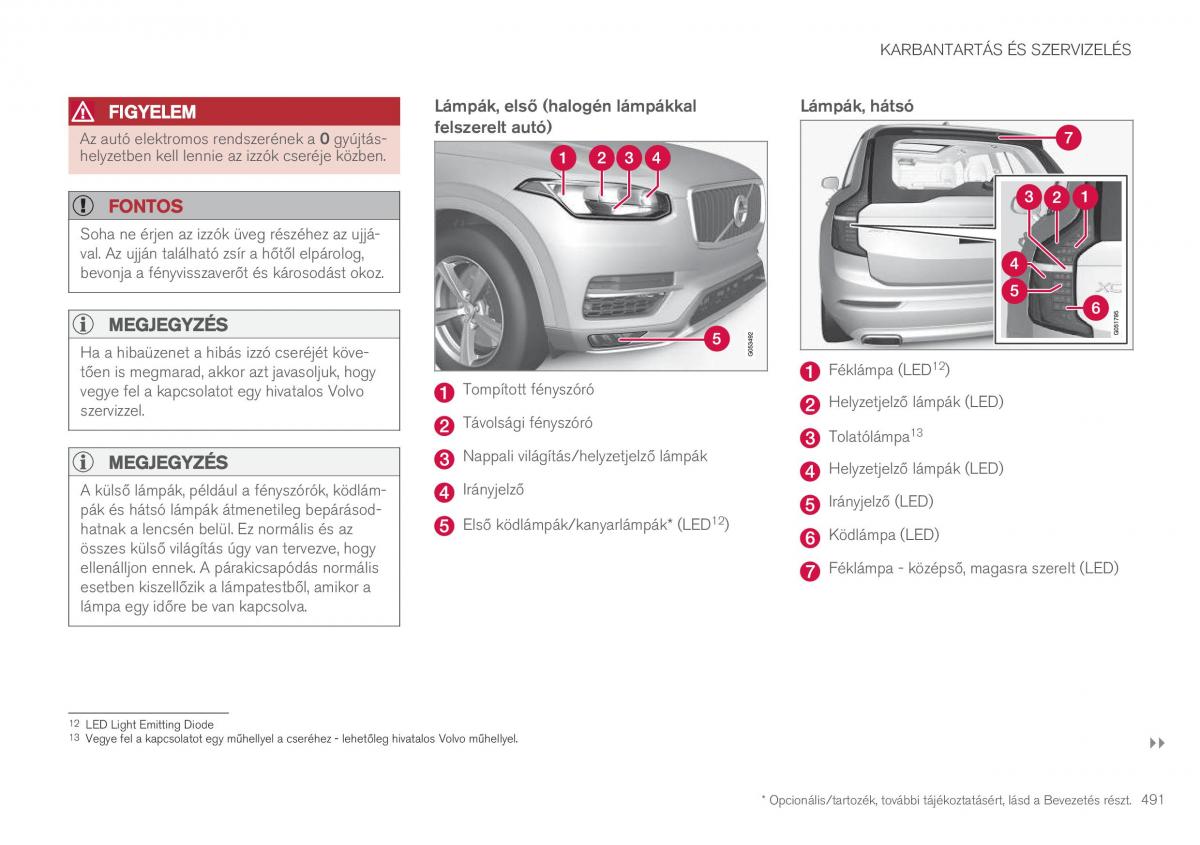 Volvo XC90 II 2 Kezelesi utmutato / page 493