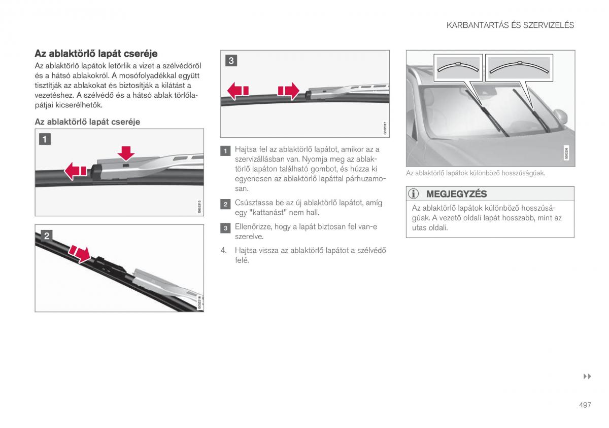 Volvo XC90 II 2 Kezelesi utmutato / page 499