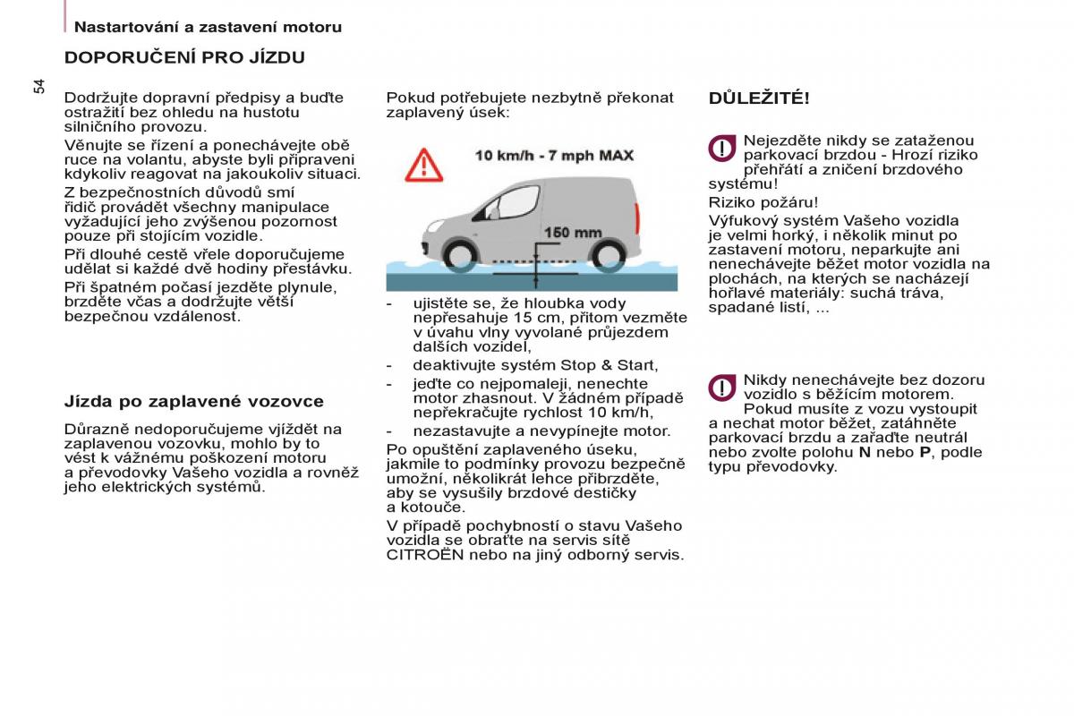 Citroen Berlingo Multispace II 2 navod k obsludze / page 56