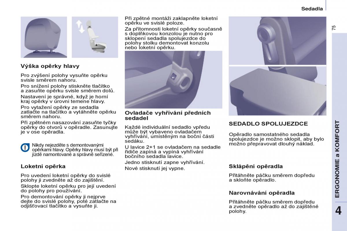 Citroen Berlingo Multispace II 2 navod k obsludze / page 77