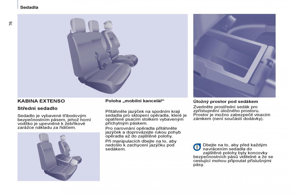 Citroen Berlingo Multispace II 2 navod k obsludze / page 78