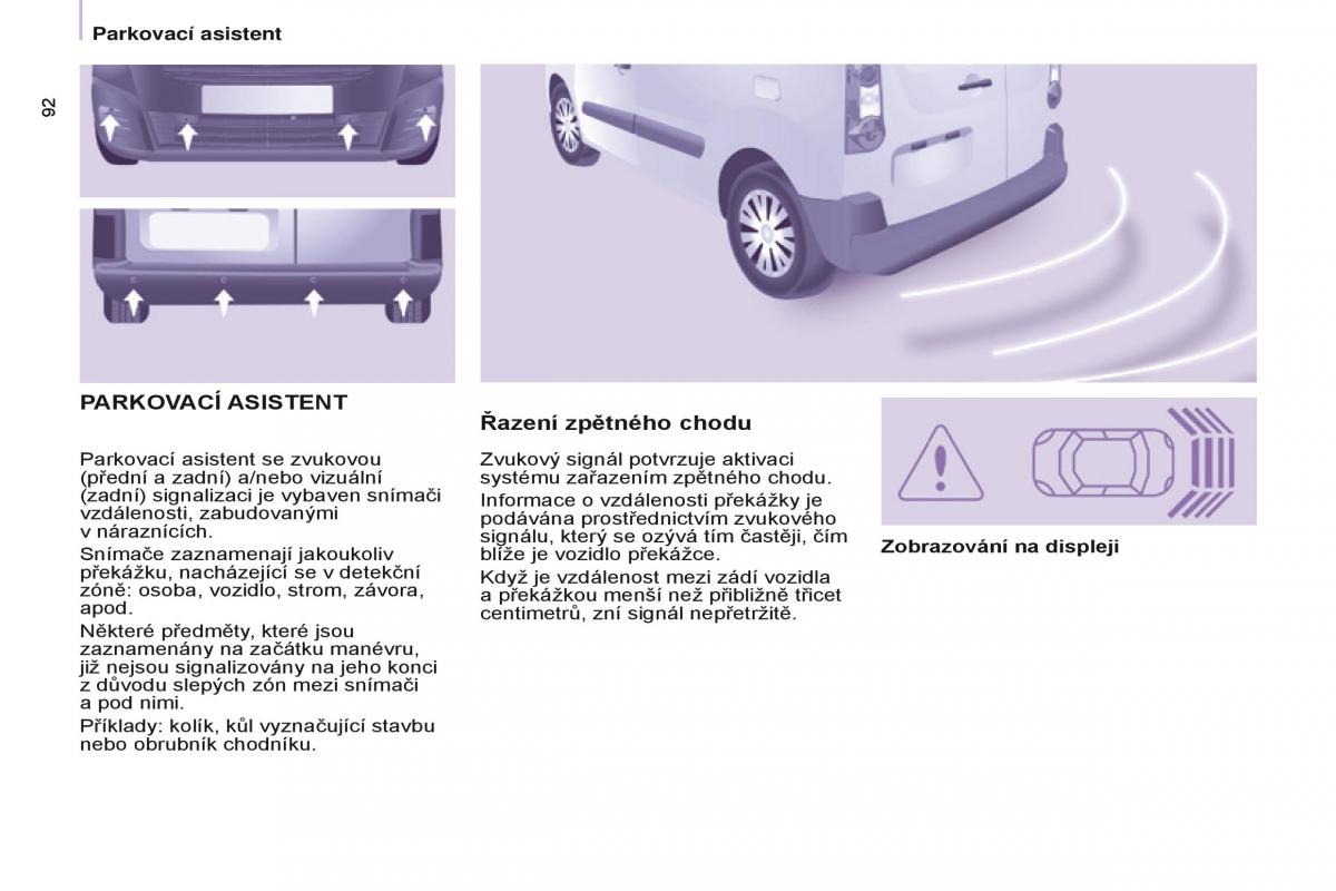 Citroen Berlingo Multispace II 2 navod k obsludze / page 94