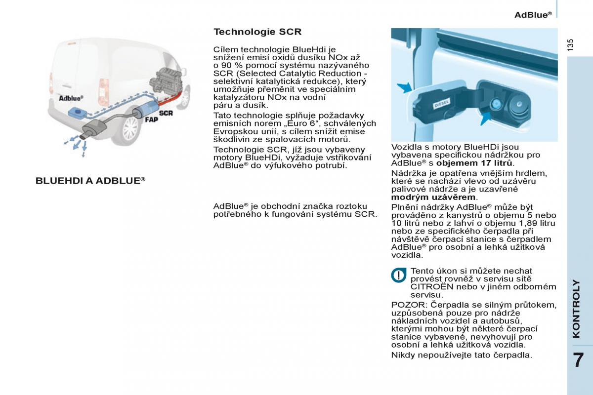 Citroen Berlingo Multispace II 2 navod k obsludze / page 137