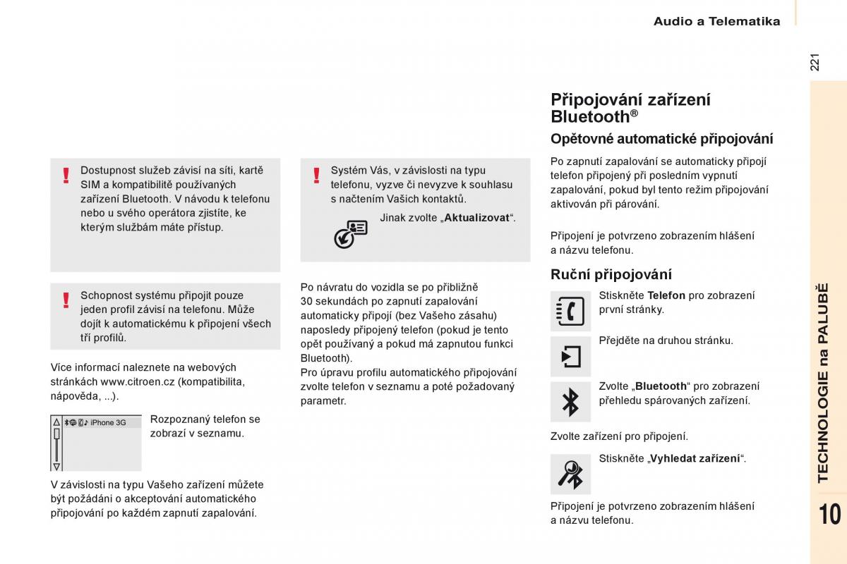 Citroen Berlingo Multispace II 2 navod k obsludze / page 223