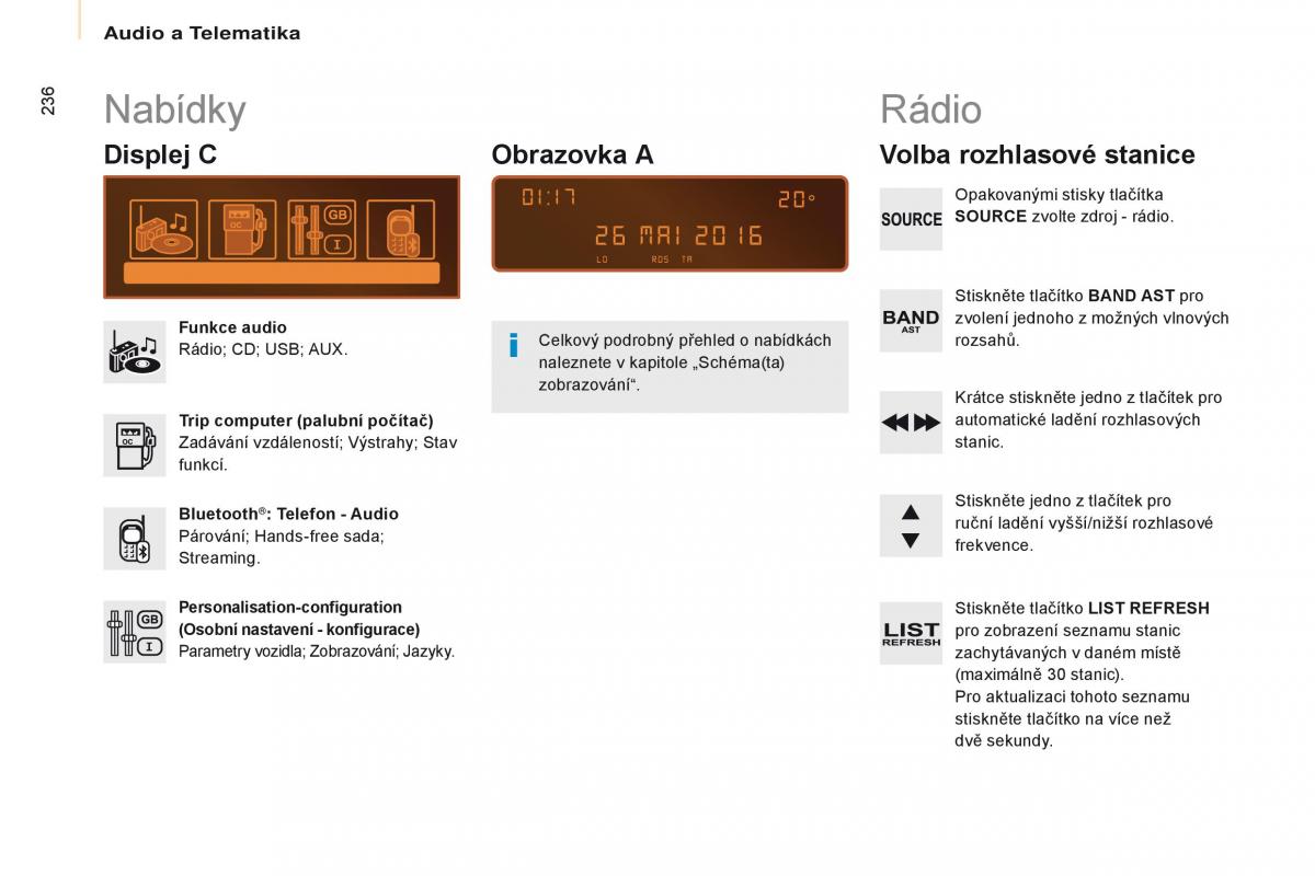 Citroen Berlingo Multispace II 2 navod k obsludze / page 238