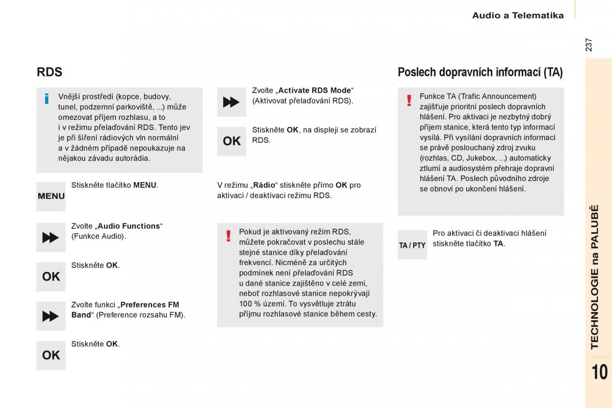 Citroen Berlingo Multispace II 2 navod k obsludze / page 239