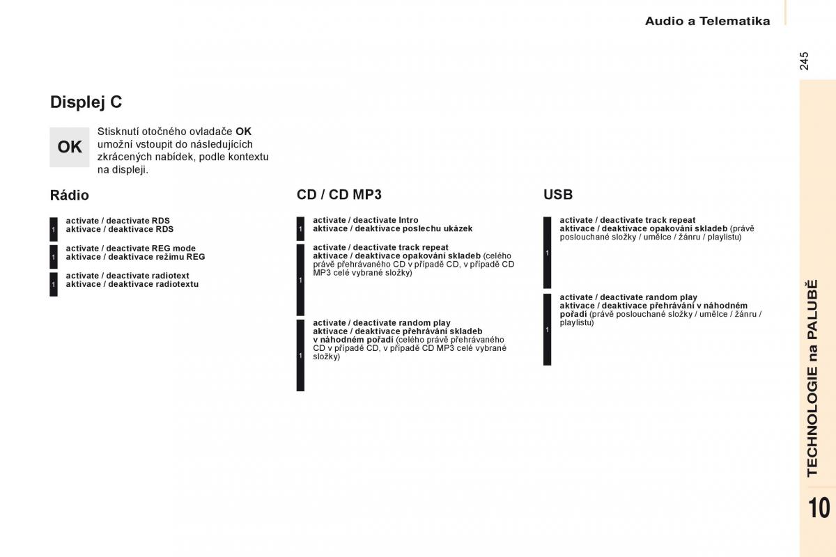 Citroen Berlingo Multispace II 2 navod k obsludze / page 247