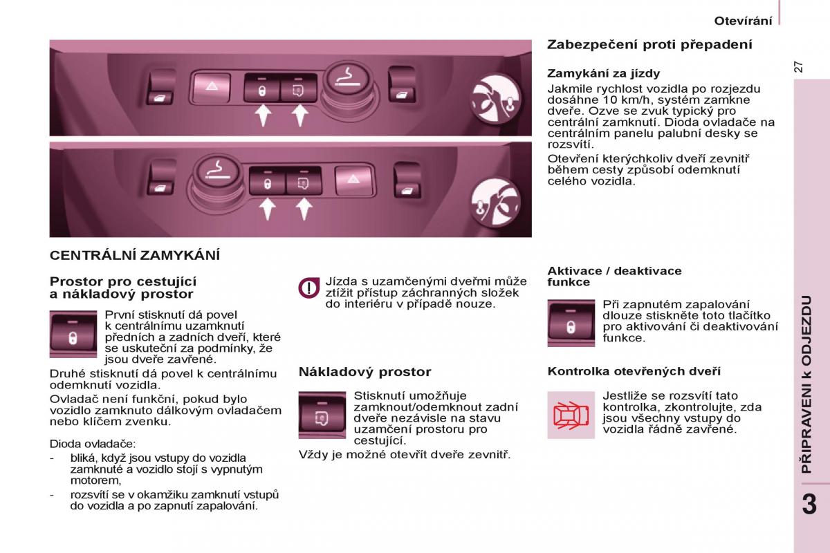 Citroen Berlingo Multispace II 2 navod k obsludze / page 29