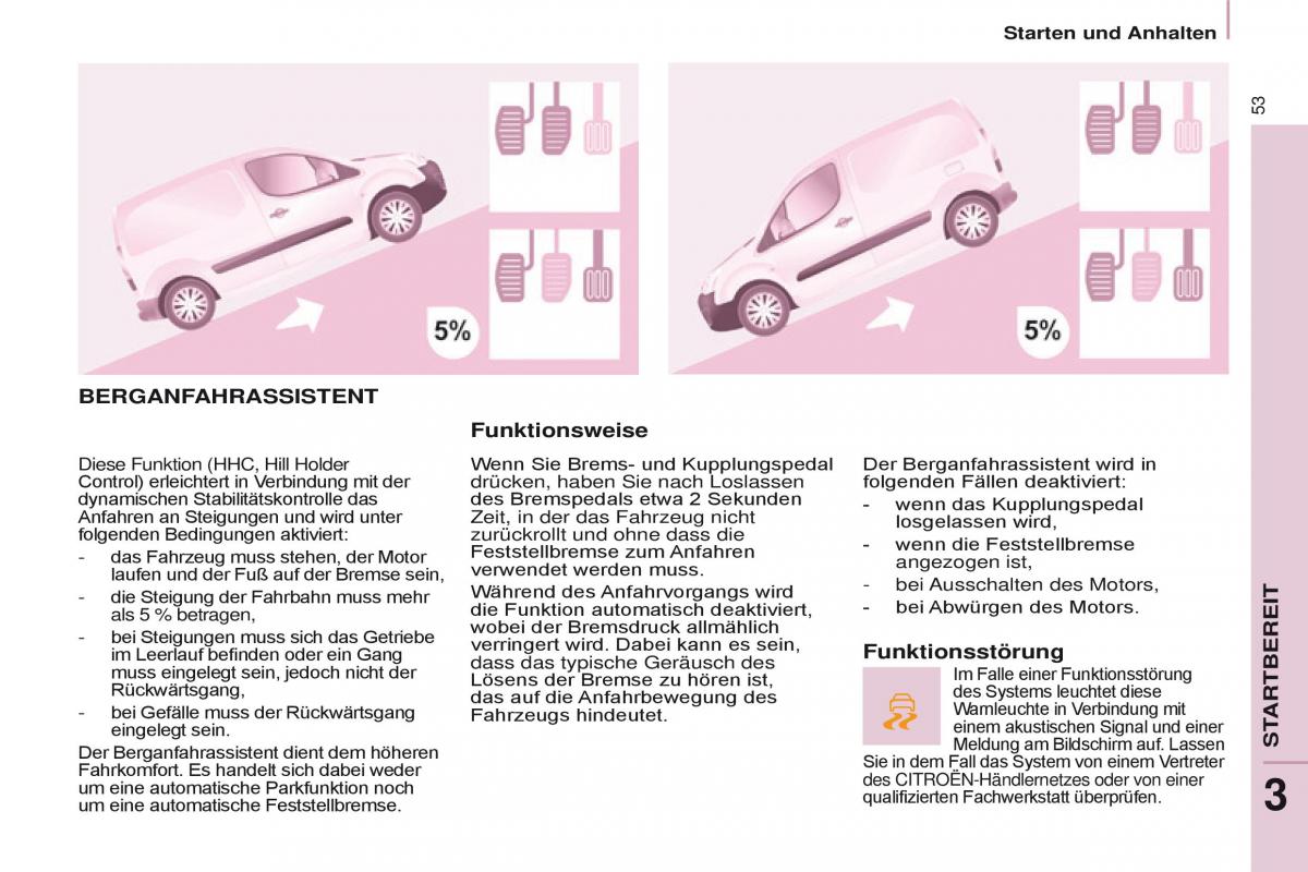 Citroen Berlingo Multispace II 2 Handbuch / page 55