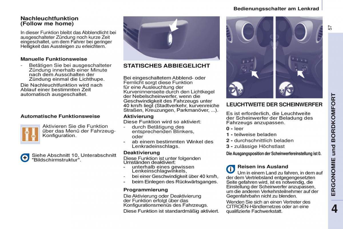 Citroen Berlingo Multispace II 2 Handbuch / page 59