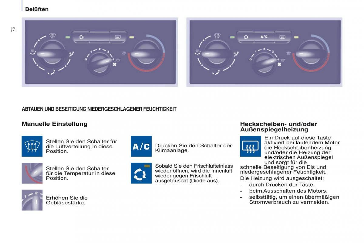 Citroen Berlingo Multispace II 2 Handbuch / page 74