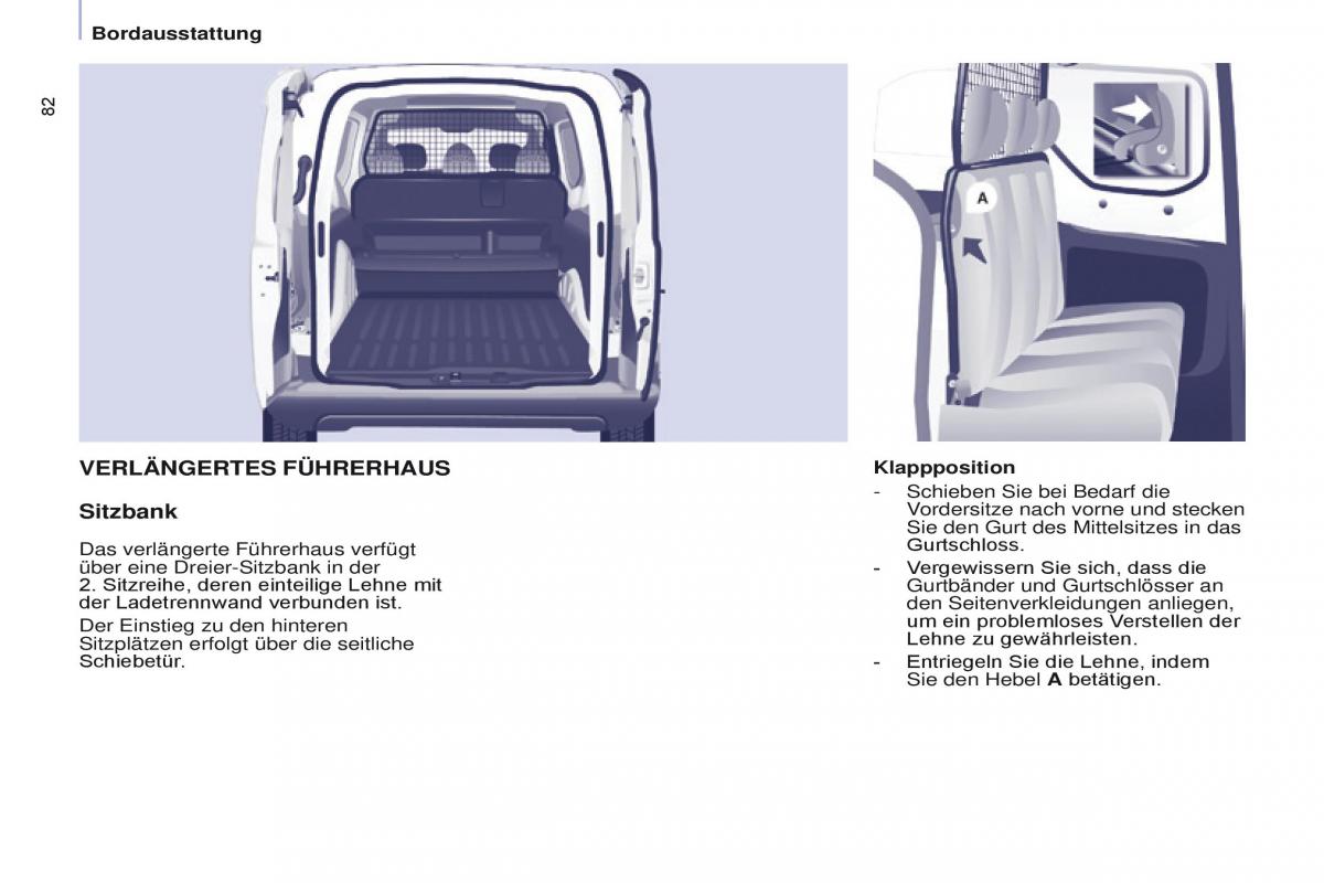 Citroen Berlingo Multispace II 2 Handbuch / page 84