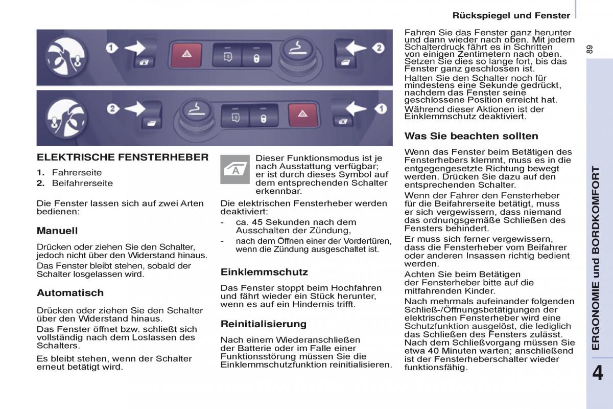 Citroen Berlingo Multispace II 2 Handbuch / page 91