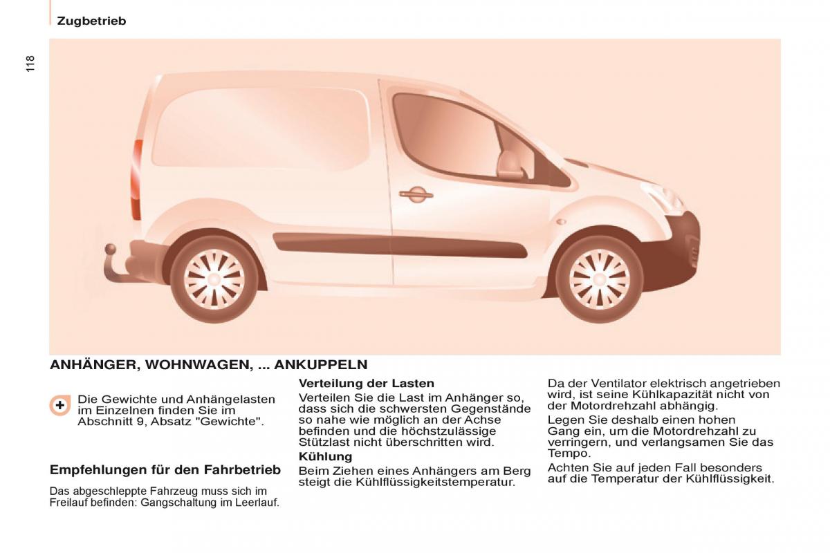 Citroen Berlingo Multispace II 2 Handbuch / page 120