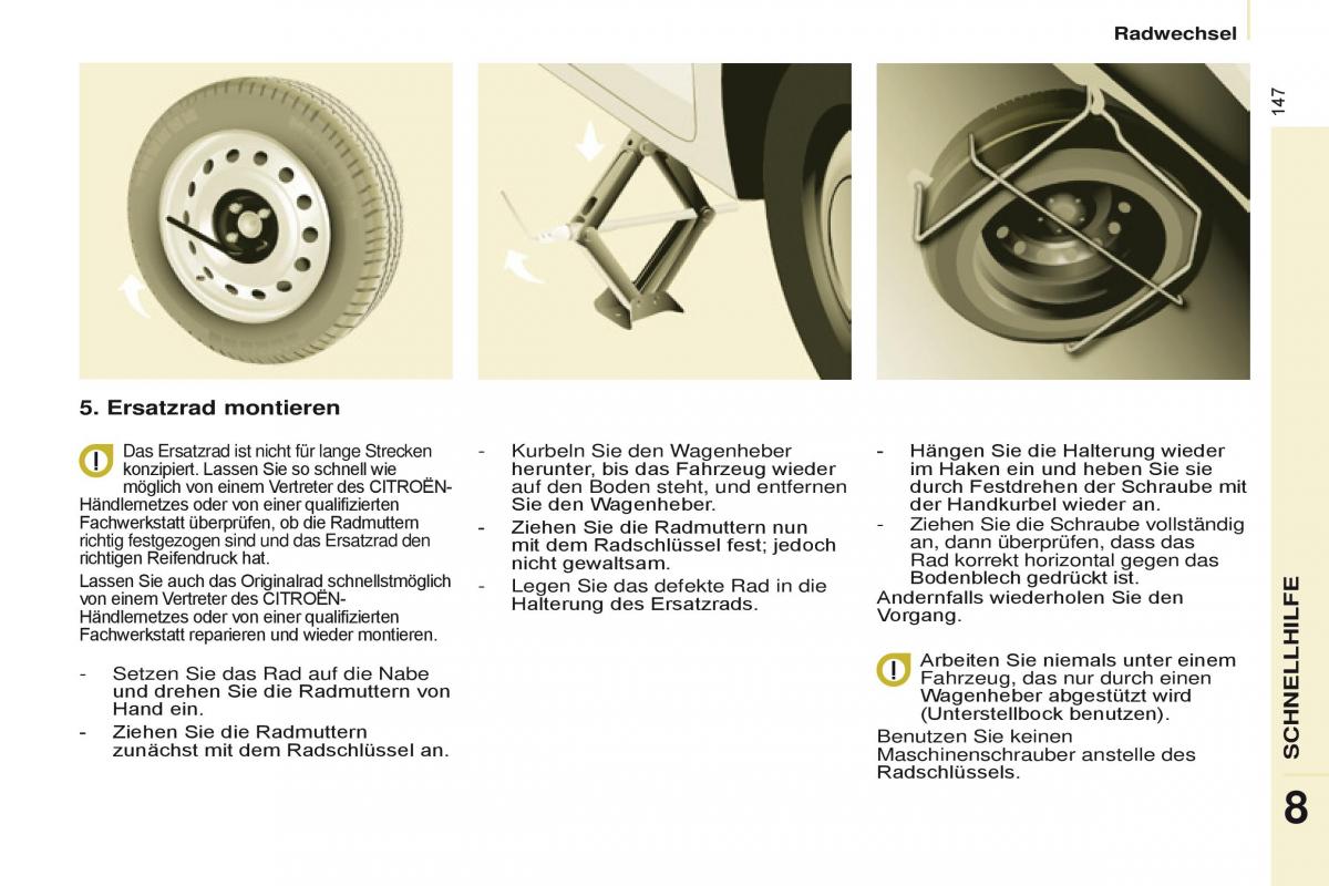 Citroen Berlingo Multispace II 2 Handbuch / page 149