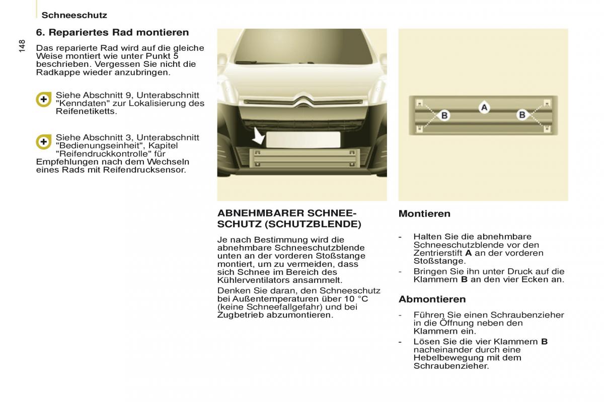 Citroen Berlingo Multispace II 2 Handbuch / page 150