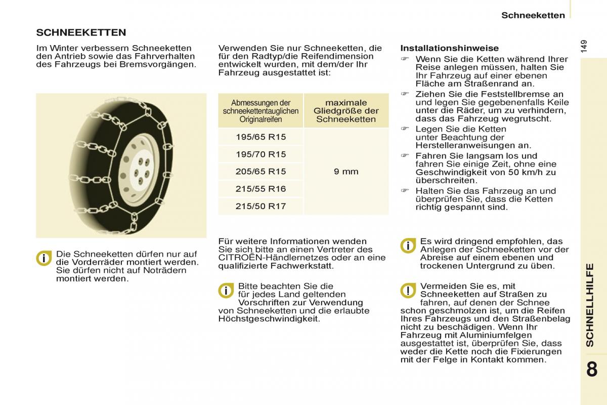 Citroen Berlingo Multispace II 2 Handbuch / page 151