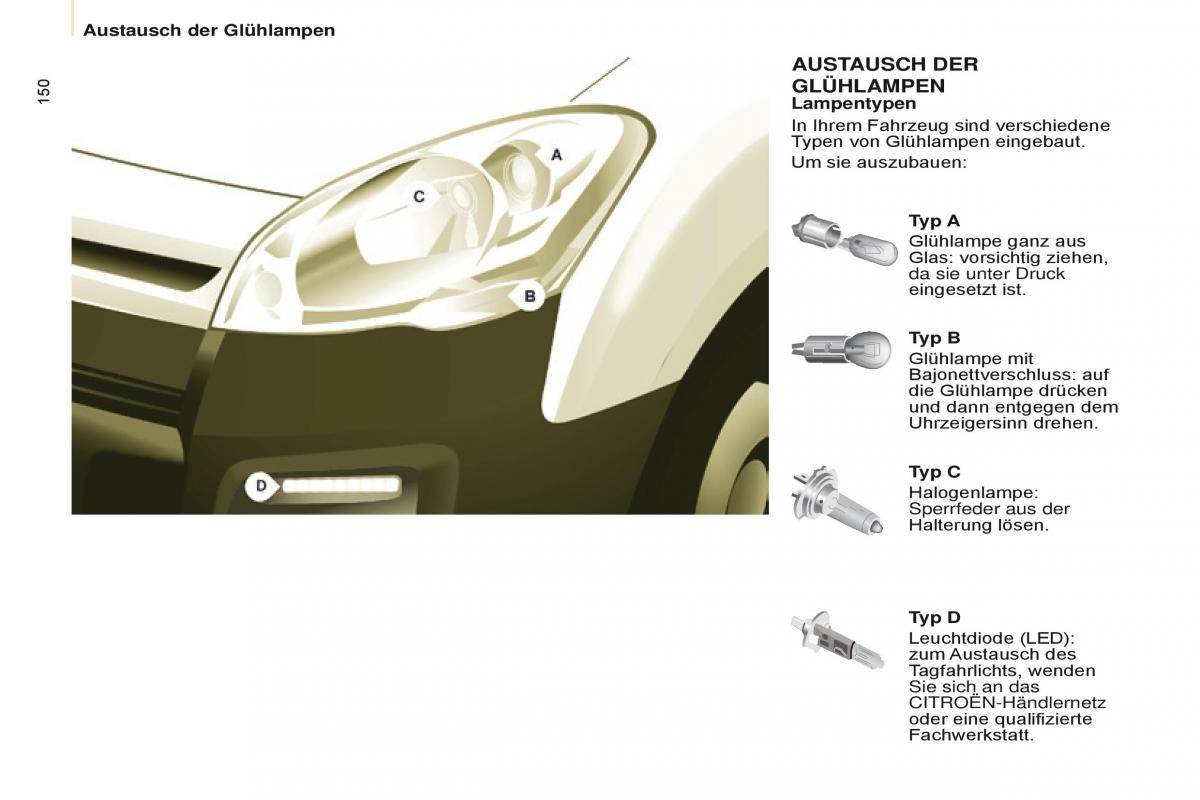 Citroen Berlingo Multispace II 2 Handbuch / page 152