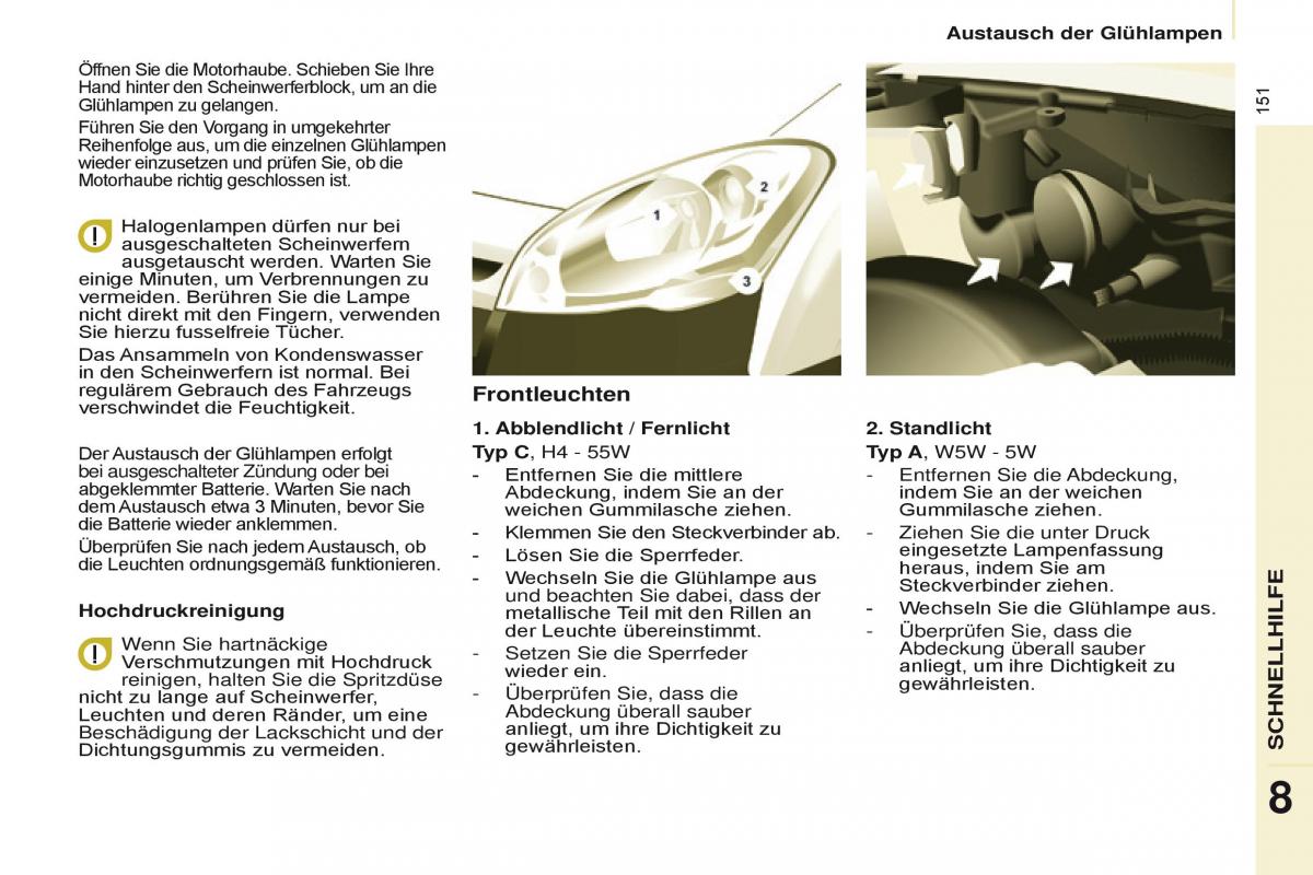 Citroen Berlingo Multispace II 2 Handbuch / page 153