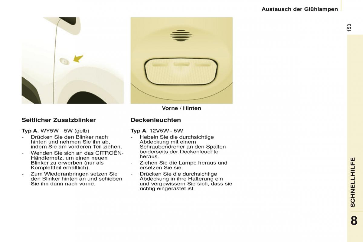 Citroen Berlingo Multispace II 2 Handbuch / page 155