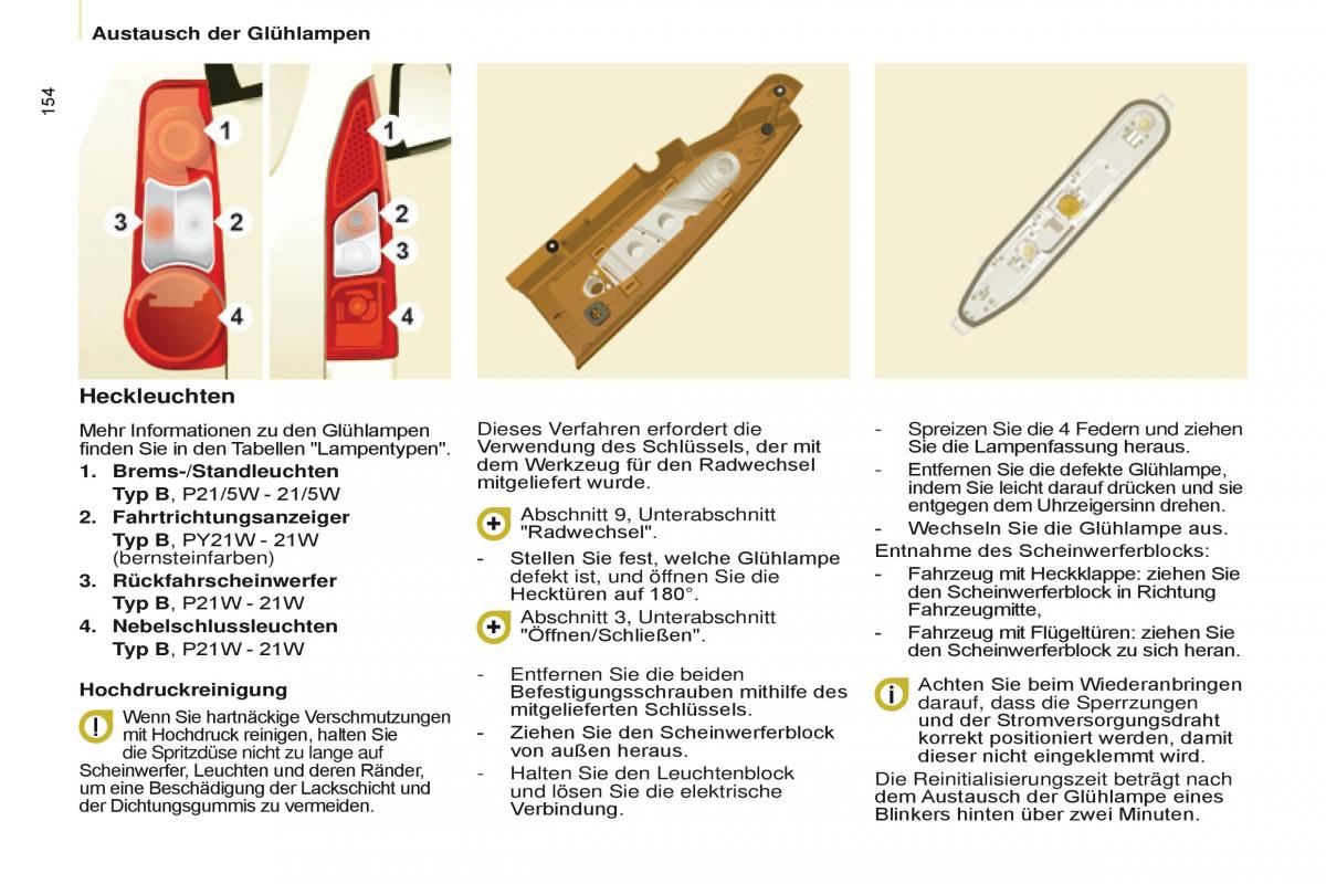 Citroen Berlingo Multispace II 2 Handbuch / page 156