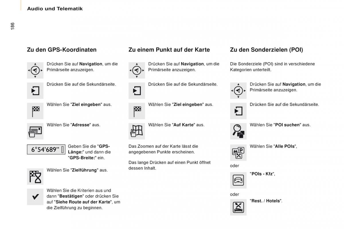 Citroen Berlingo Multispace II 2 Handbuch / page 188