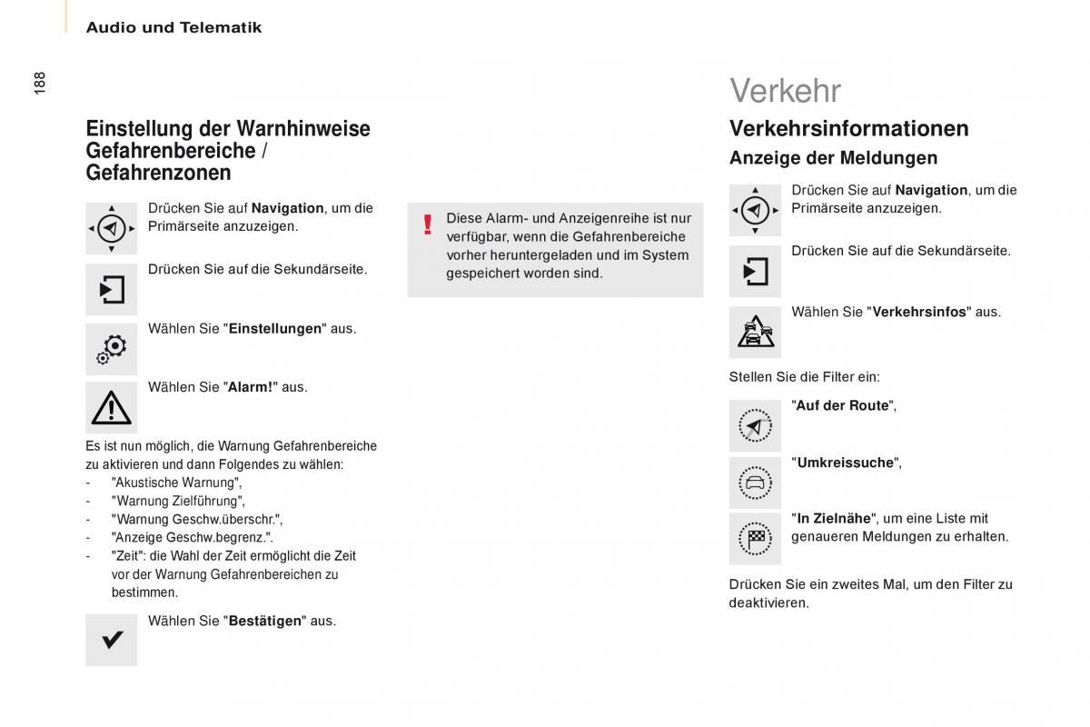 Citroen Berlingo Multispace II 2 Handbuch / page 190