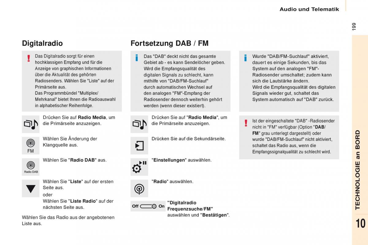 Citroen Berlingo Multispace II 2 Handbuch / page 201