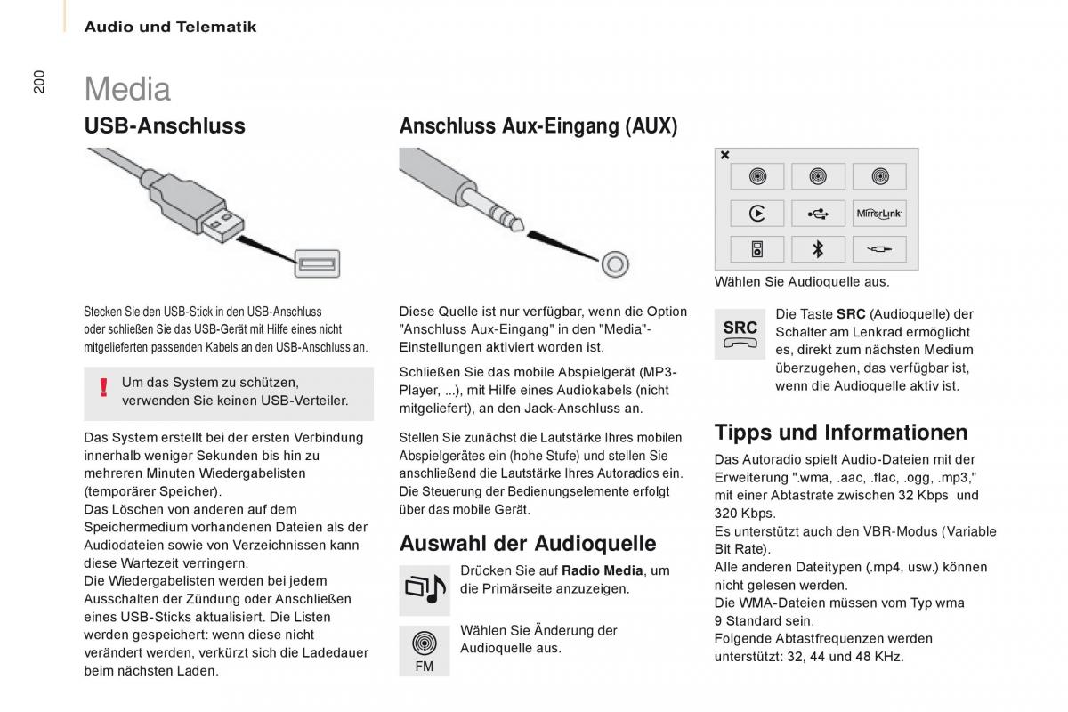 Citroen Berlingo Multispace II 2 Handbuch / page 202