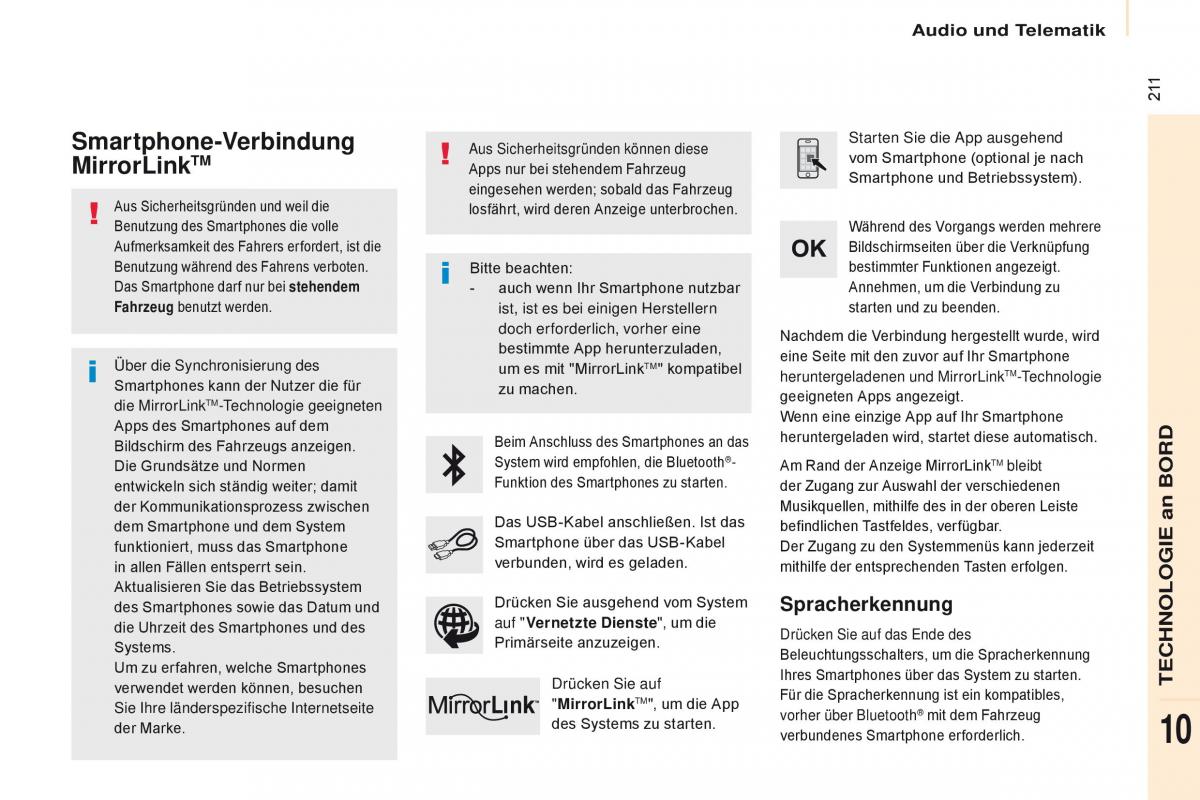 Citroen Berlingo Multispace II 2 Handbuch / page 213