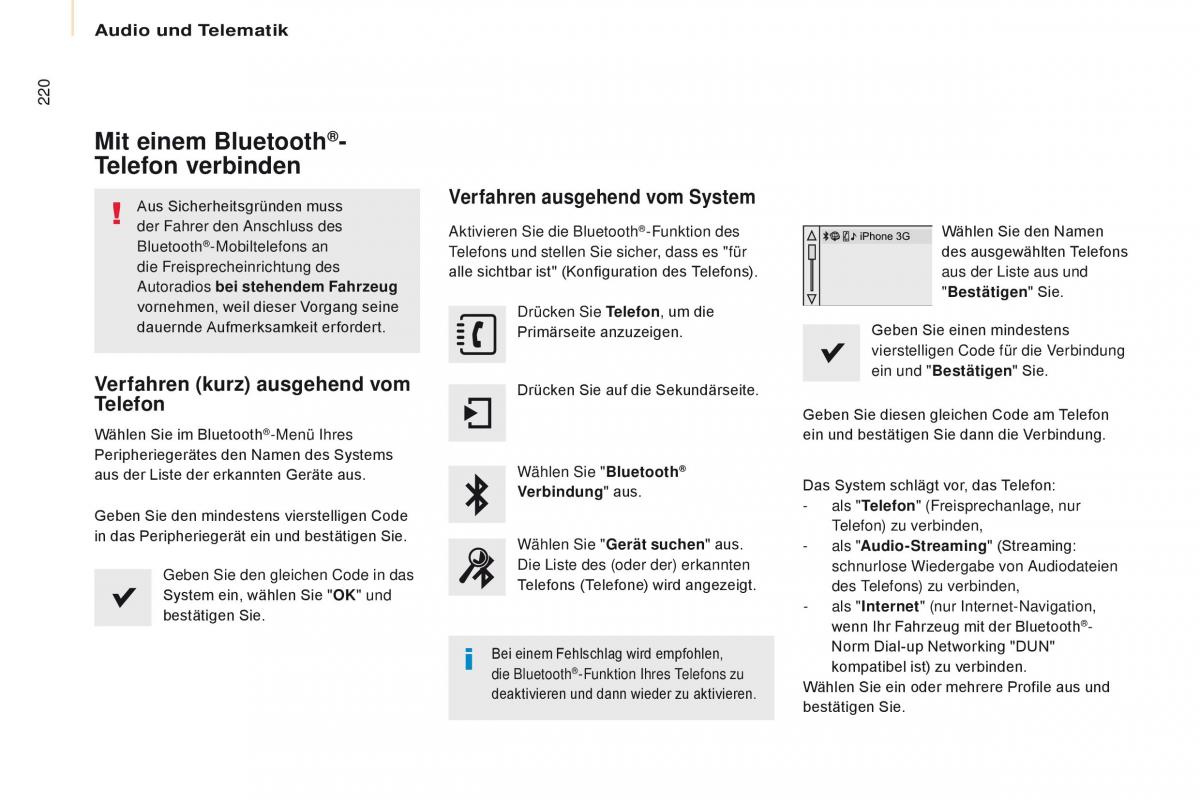 Citroen Berlingo Multispace II 2 Handbuch / page 222