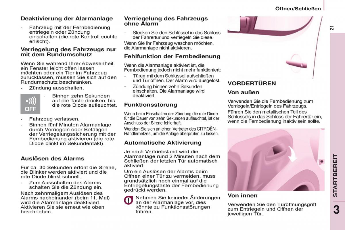 Citroen Berlingo Multispace II 2 Handbuch / page 23