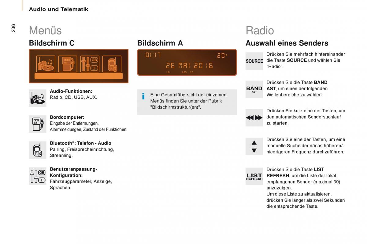 Citroen Berlingo Multispace II 2 Handbuch / page 238