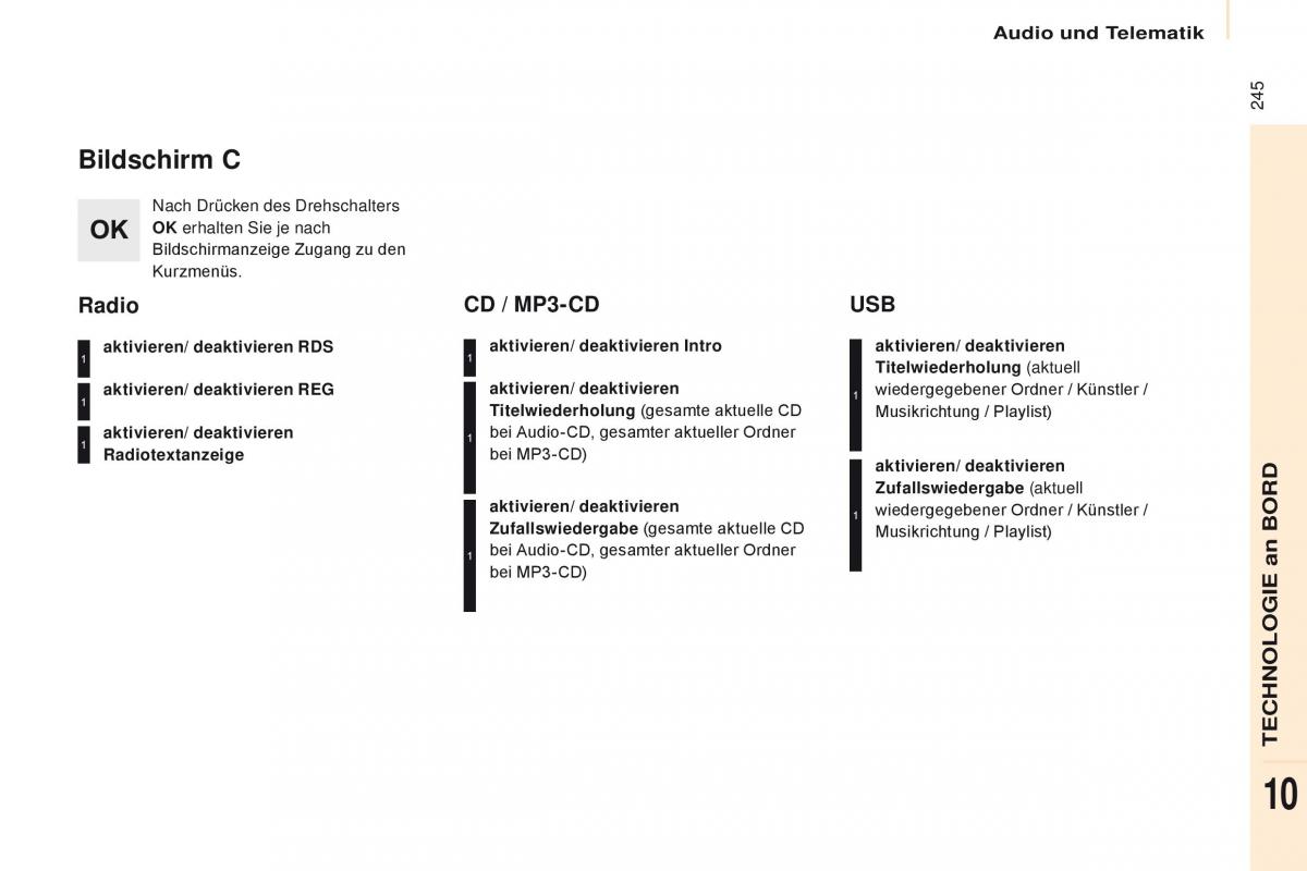 Citroen Berlingo Multispace II 2 Handbuch / page 247