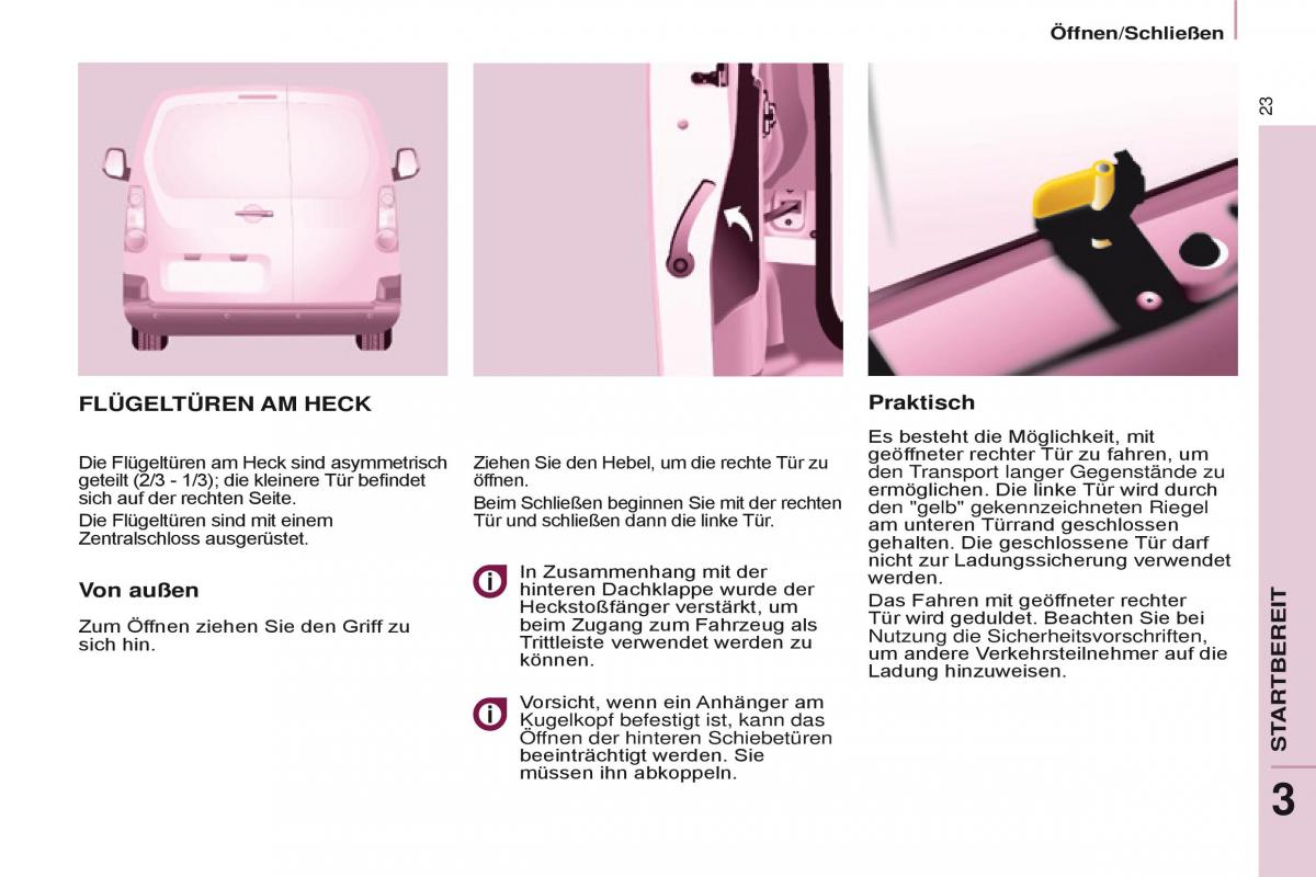 Citroen Berlingo Multispace II 2 Handbuch / page 25