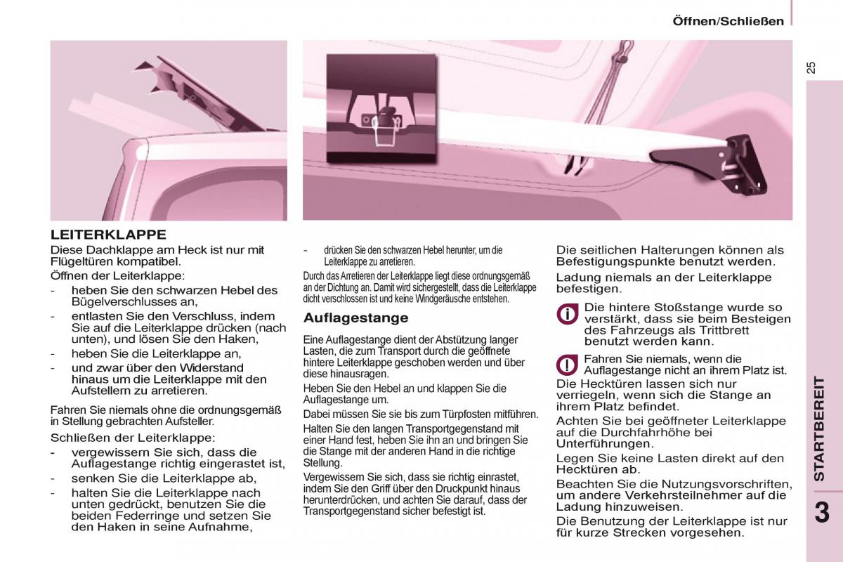 Citroen Berlingo Multispace II 2 Handbuch / page 27