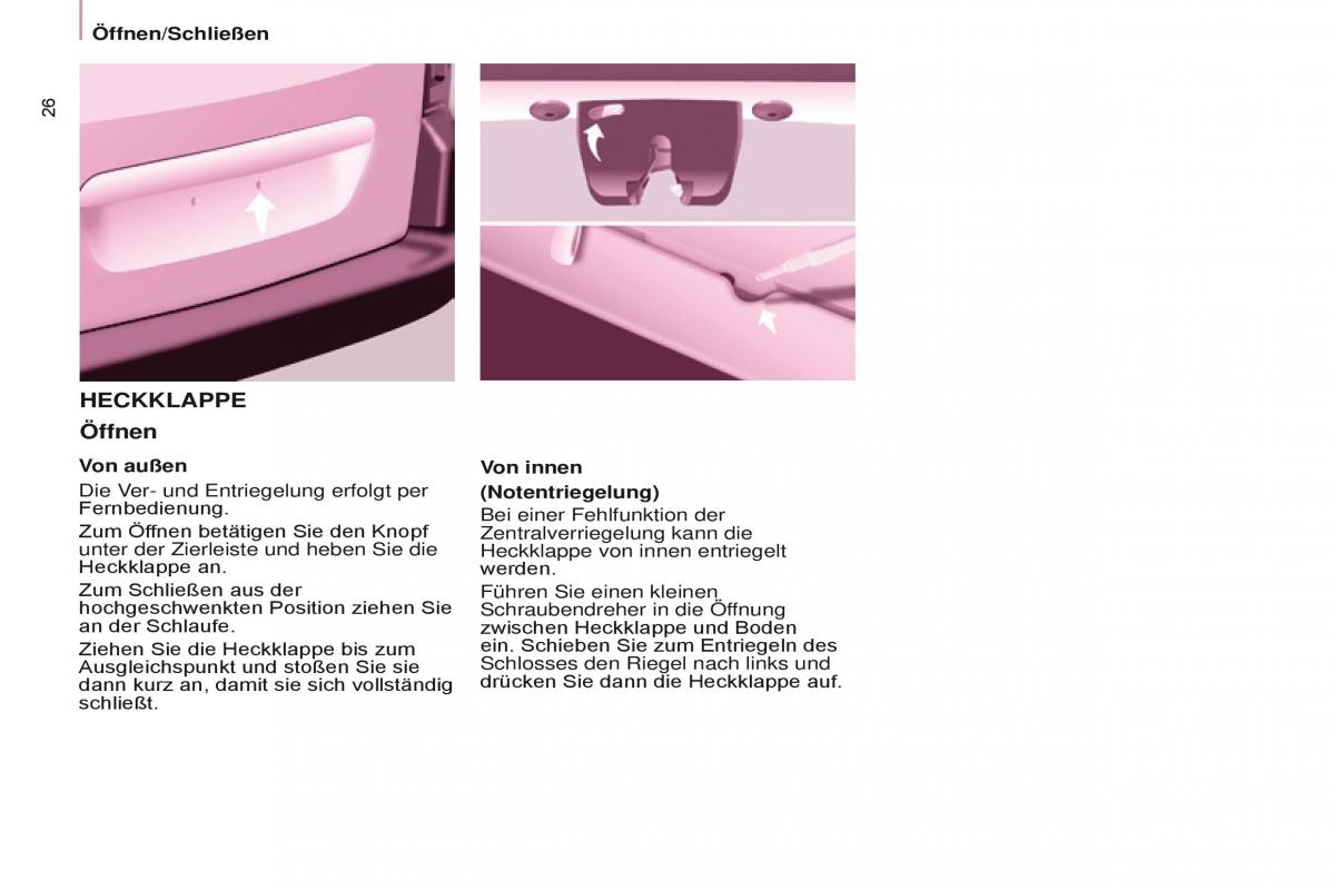 Citroen Berlingo Multispace II 2 Handbuch / page 28