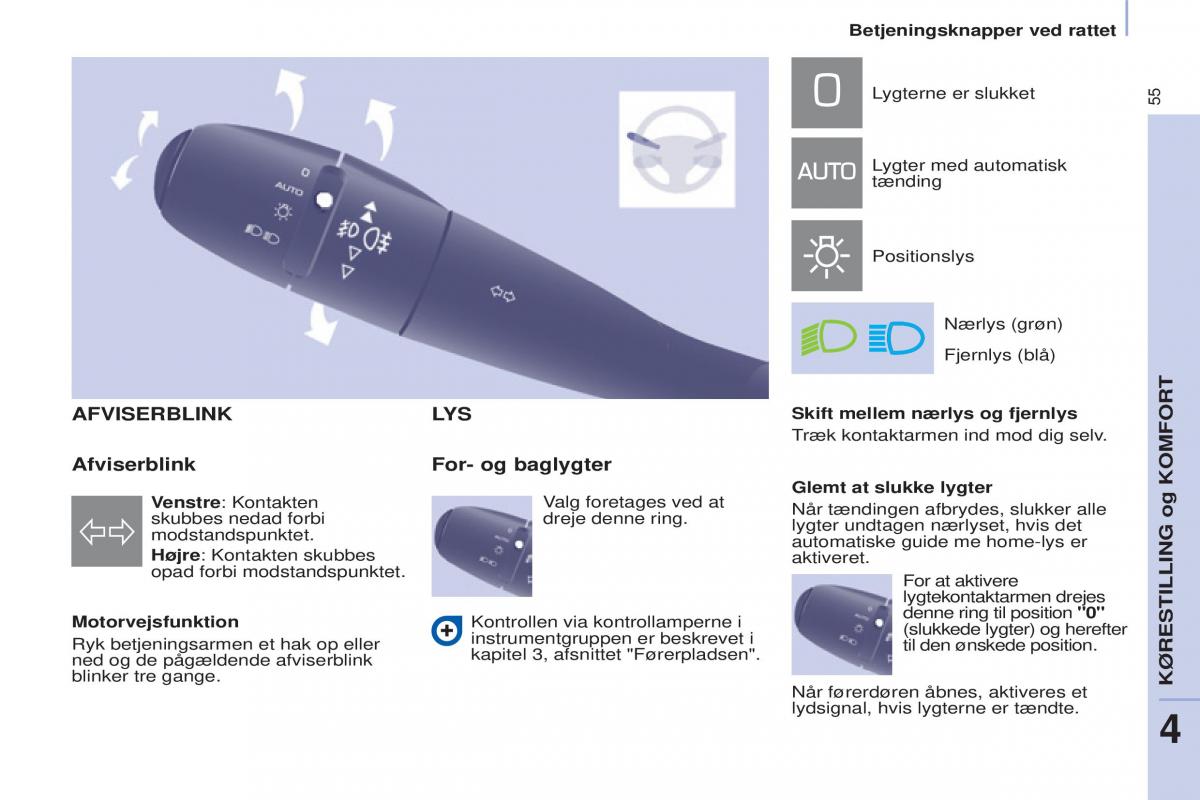 Citroen Berlingo Multispace II 2 Bilens instruktionsbog / page 57