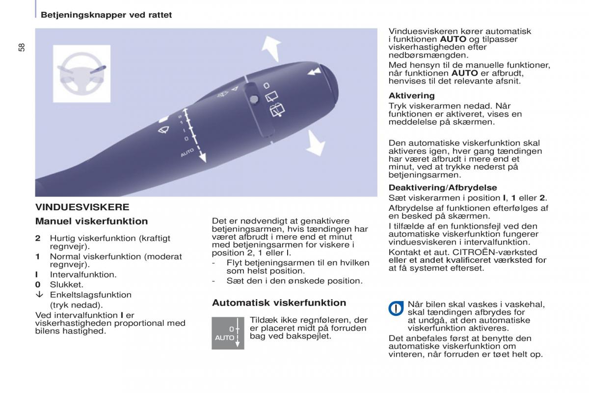 Citroen Berlingo Multispace II 2 Bilens instruktionsbog / page 60