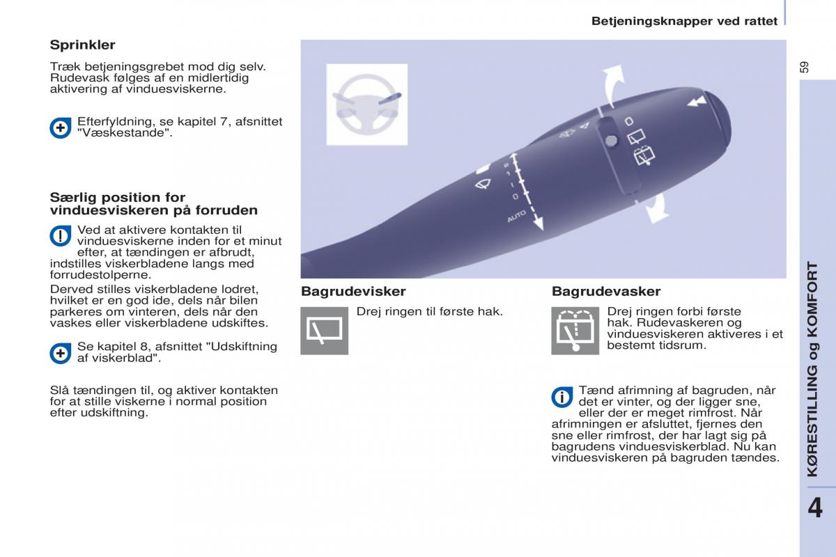 Citroen Berlingo Multispace II 2 Bilens instruktionsbog / page 61