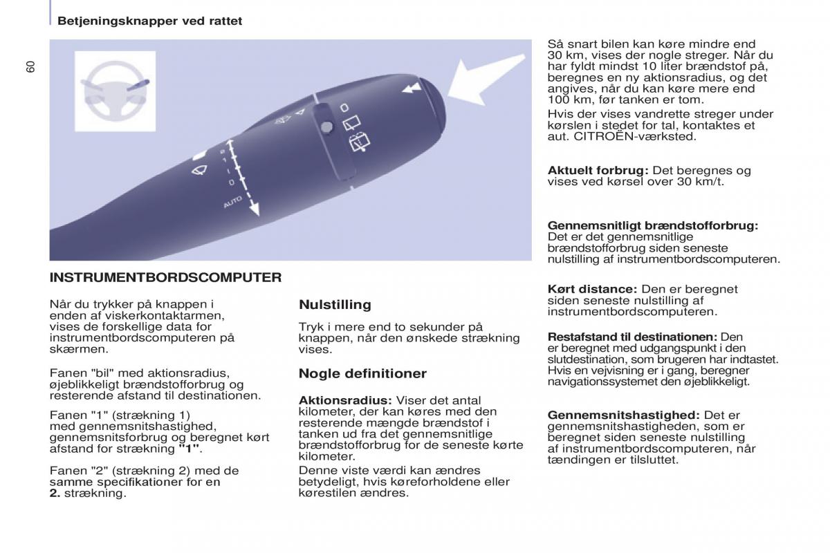 Citroen Berlingo Multispace II 2 Bilens instruktionsbog / page 62