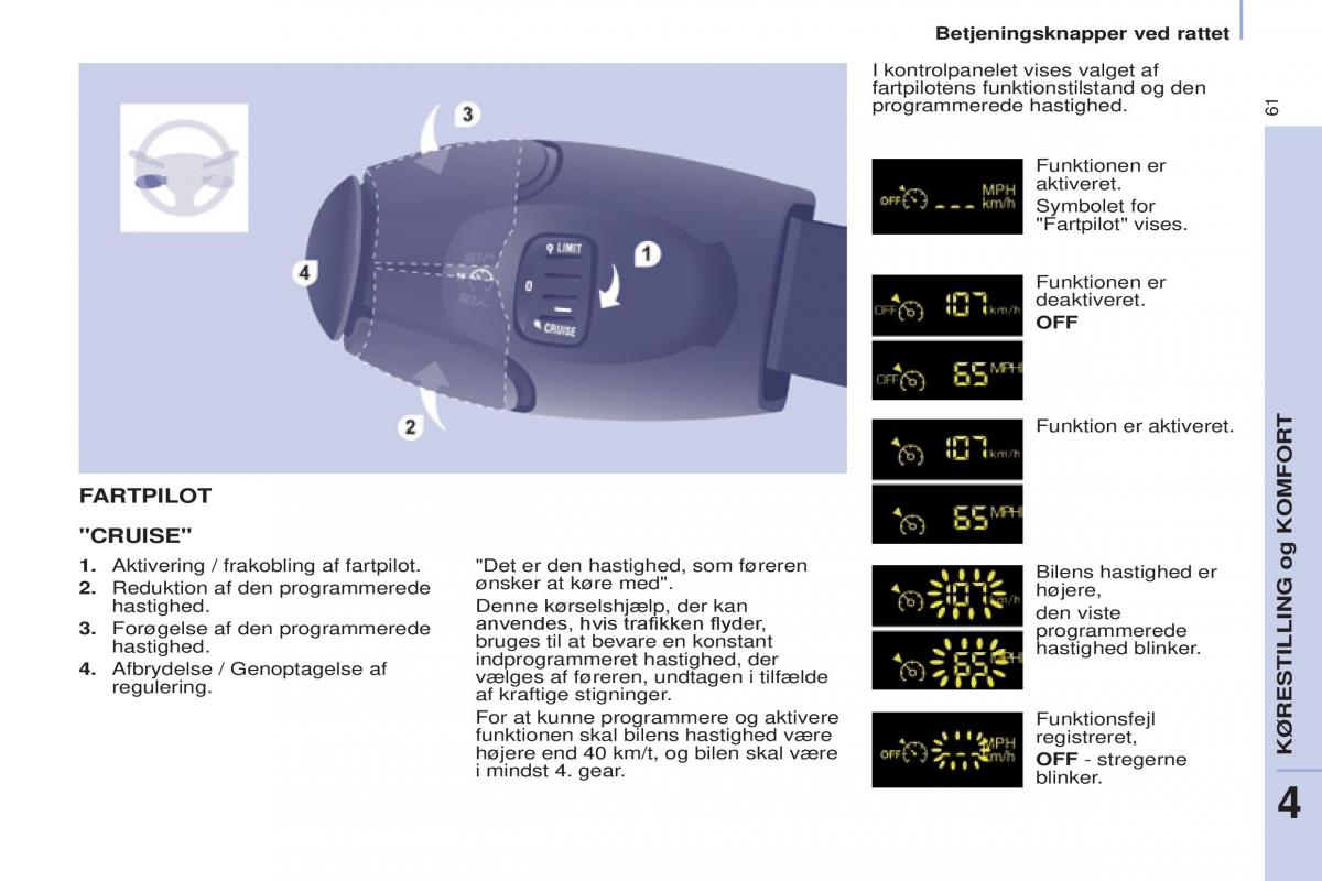 Citroen Berlingo Multispace II 2 Bilens instruktionsbog / page 63