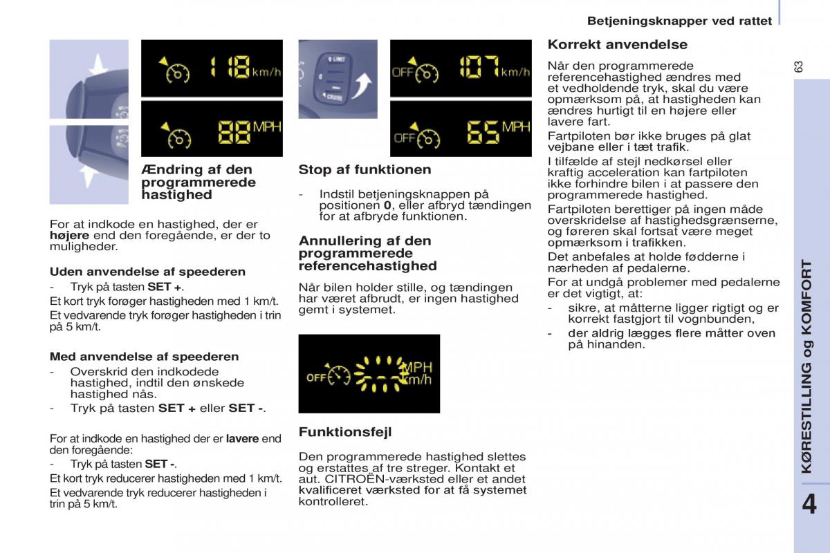 Citroen Berlingo Multispace II 2 Bilens instruktionsbog / page 65