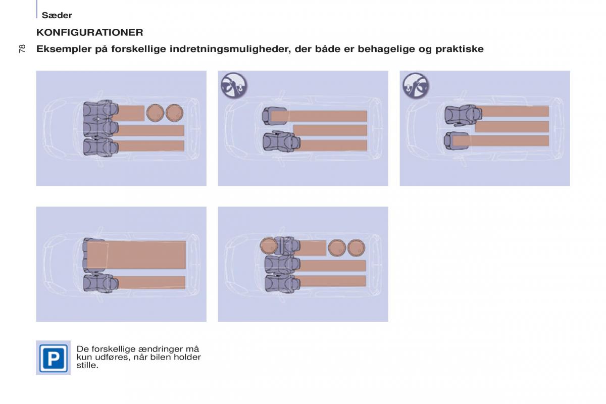 Citroen Berlingo Multispace II 2 Bilens instruktionsbog / page 80